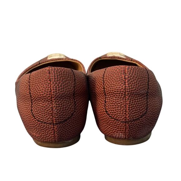 Charis & Doxa Football Flats Color Brown and White Size 8.5 - Picture 3 of 10